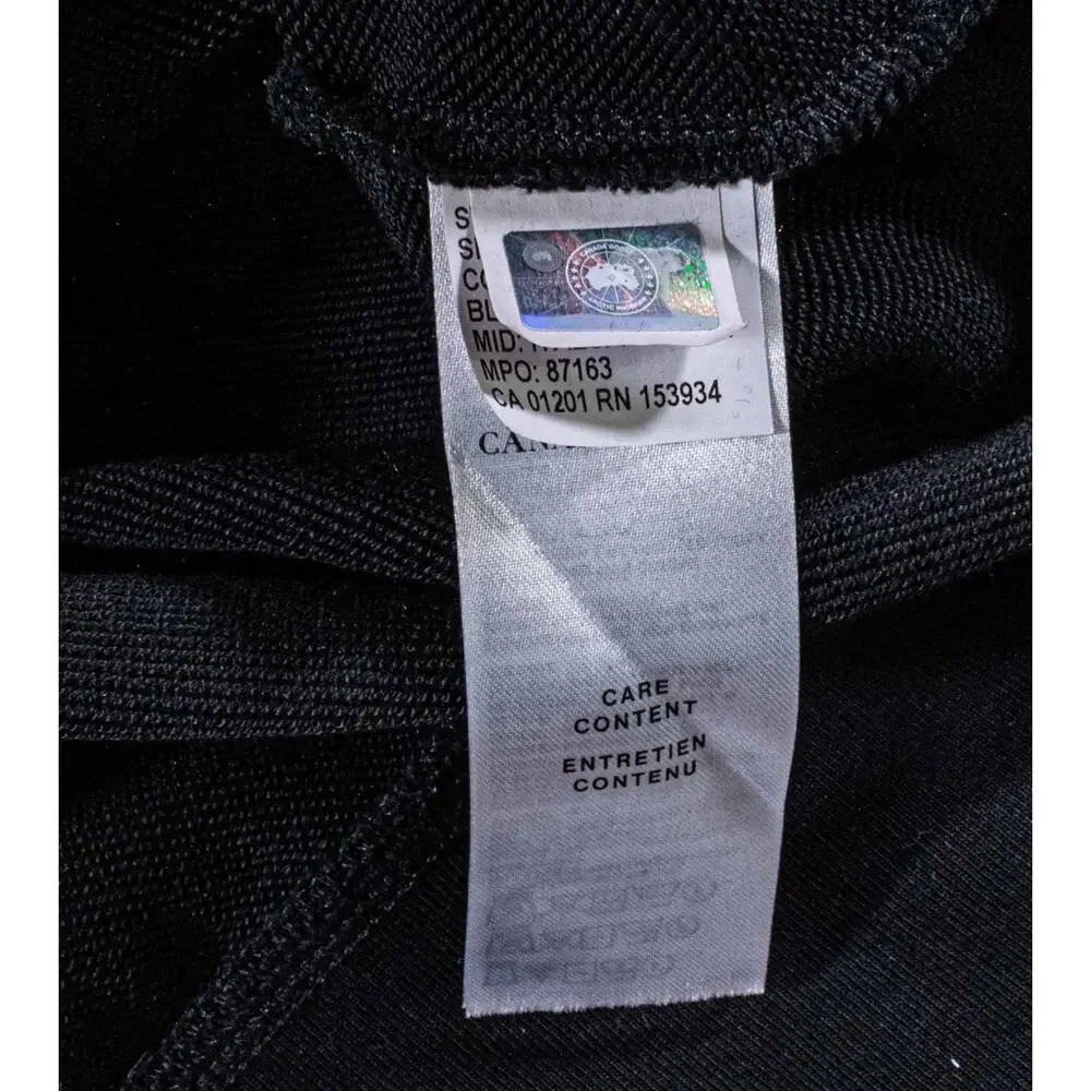 Canada Goose Huron Hoodie Black Medium Made In Italy Luxury Designer Pullover - Picture 6 of 16